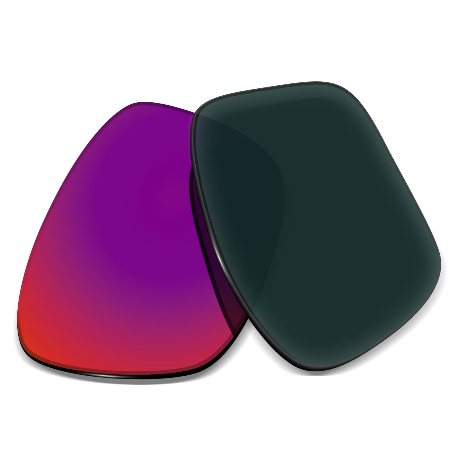 Lentes de repuesto de 1,5 mm compatibles con gafas de sol Oakley Mainlink OO9264 de 57 mm, antiarañazos y resistentes a los impactos