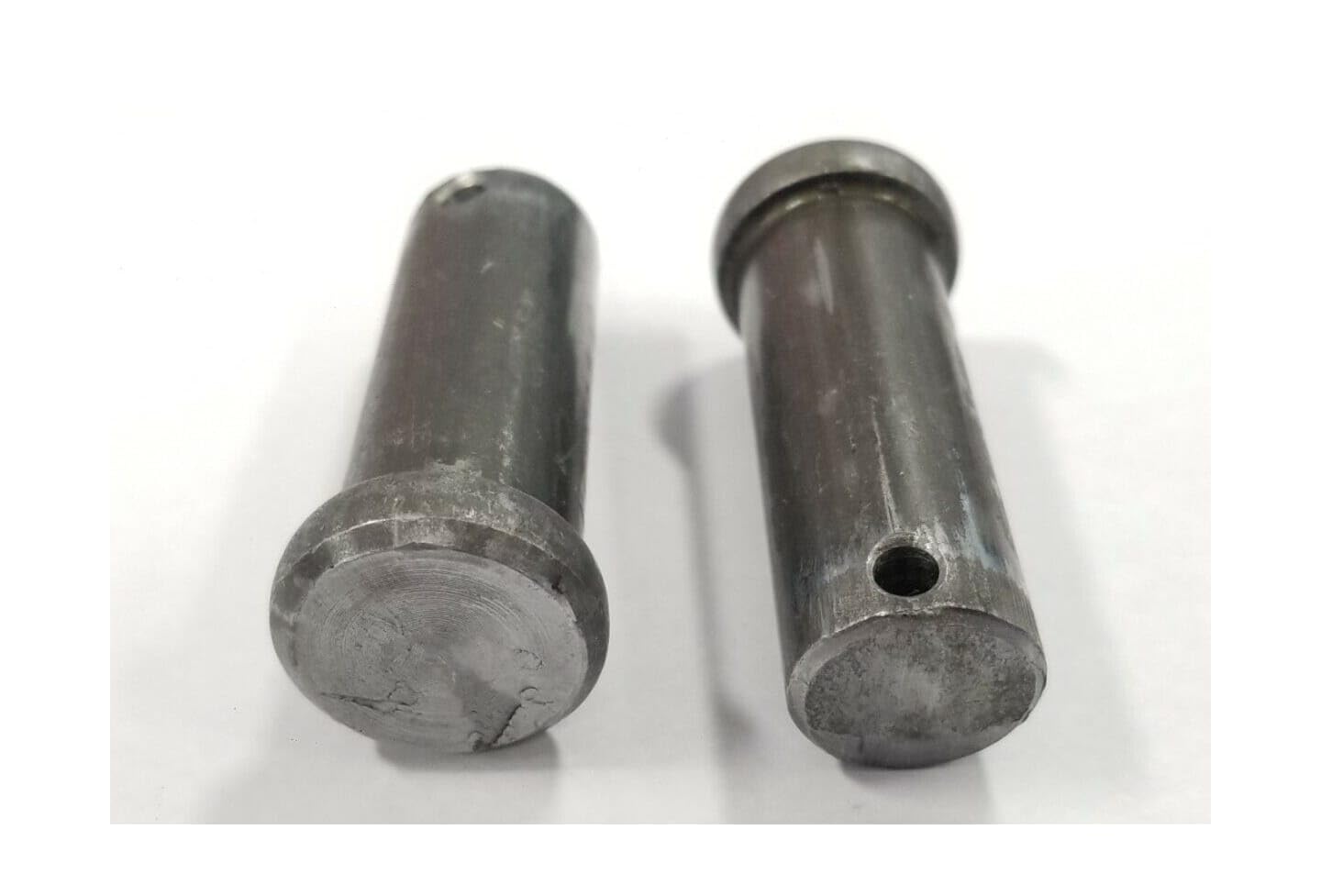 GENERIC 2-1/4 X 3/4 Straight Pin Dump Gate - 2 Pack Silver Steel