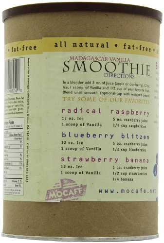 image for MOCAFÉ MOCAFE Madagascar Vanilla Smoothie Mix, 3-Pound Tin Instant Fr