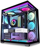 Après avoir vu la description du produit KEDIERS, vous allez sûrement l'acheter, car c'est le boîtier PC Seaview le plus économique. Pour répondre aux besoins de plus de clients, nous avons investi plus dans la pré-installation de 9 ventilateurs PWM ARGB. ce boîtier a un design sans vis coûteux,un bon flux d'air et améliore l'effet visuel. Et enfin, un design panoramique ouvert unique et populaire !