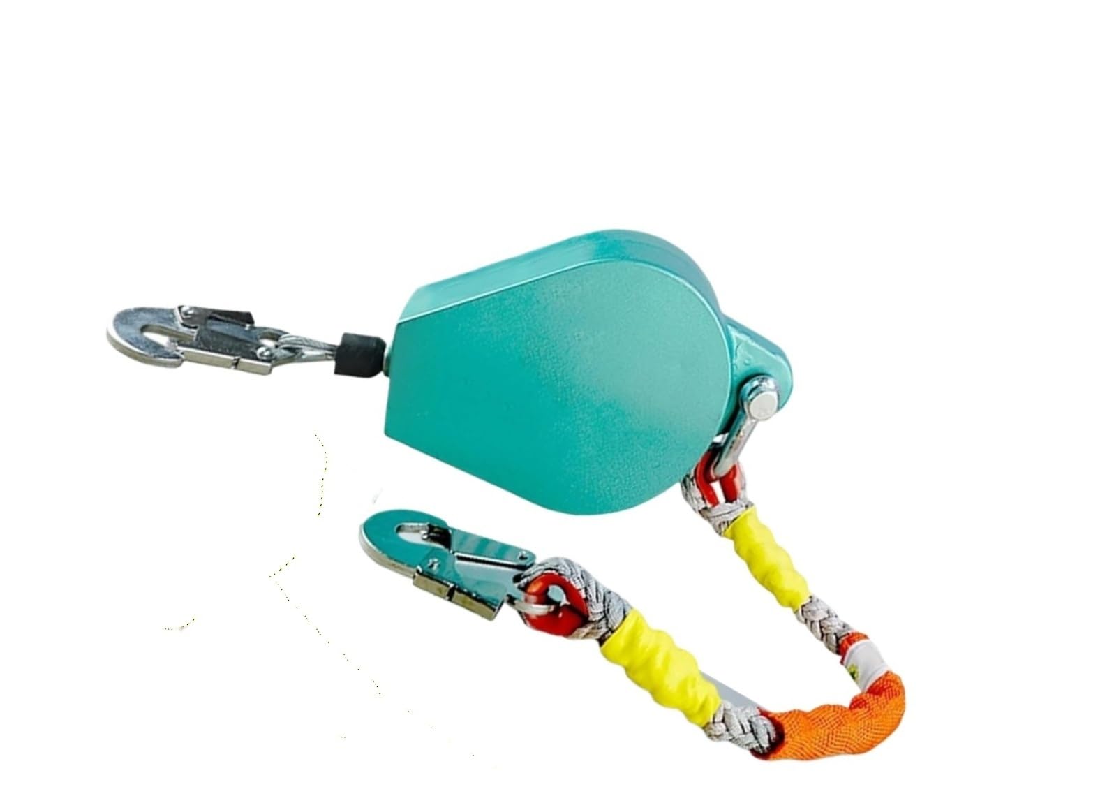 Cordino in fune di acciaio anticaduta con linea di vita retrattile for arrampicata in cantiere(300KG/5.0M-16.4 FT)