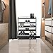 Seville Classics Multi Level Shoe Rack Sturdy Freestanding Shelf for Bedroom, Closet, Entryway, Stackable Durable Metal Home Storage, 3-Tier (2-pack) Wood Resin, Espresso Slat 1 Piece
