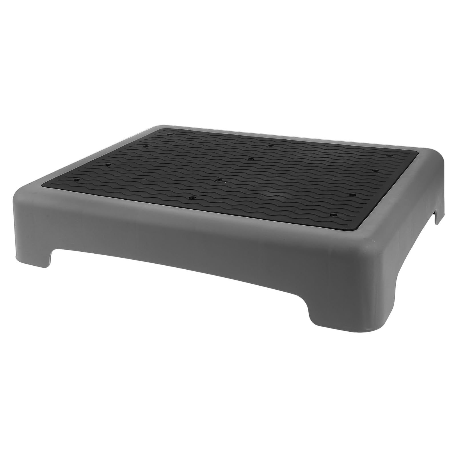 STOBAZA Rutschfester Trittschemel aus Kunststoff 44x34cm für Ältere und Kinder mit Ergonomischem Komfort für Badezimmer und Eingangsbereiche