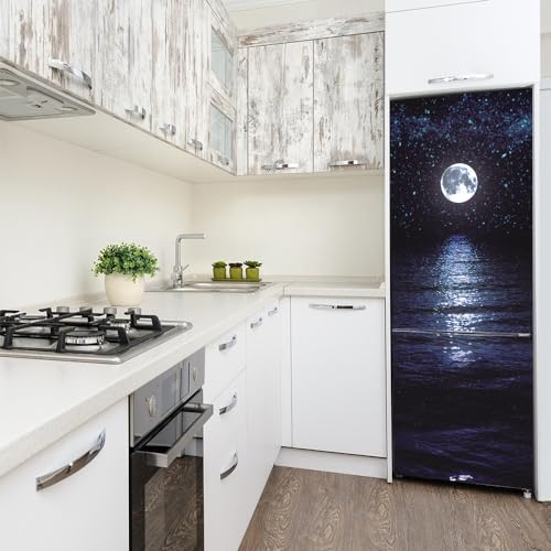 Pegatinas nevera de estrellas y luna para cocinas modernas 5