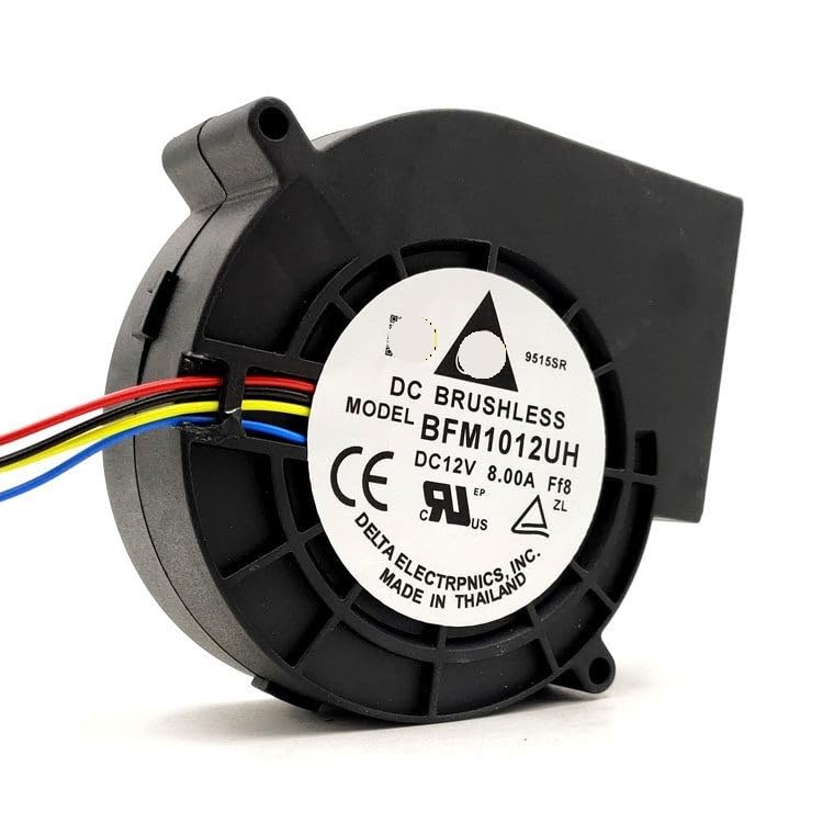 BFM1012UH 12V DC 8.00A 97x97x33mm 4-Wire High-Power Turbo Blower Fan 9733 for Servers(3 Lines)