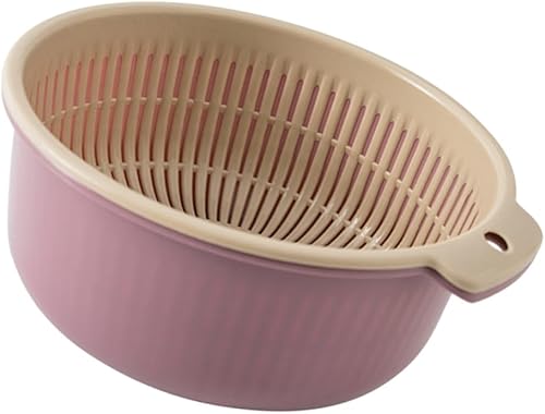 BESTonZON Filtro de agua para fregadero de frutas, colador de malla, colador de malla, cuenco de drenaje, cesta de drenaje multifunción, cesta de