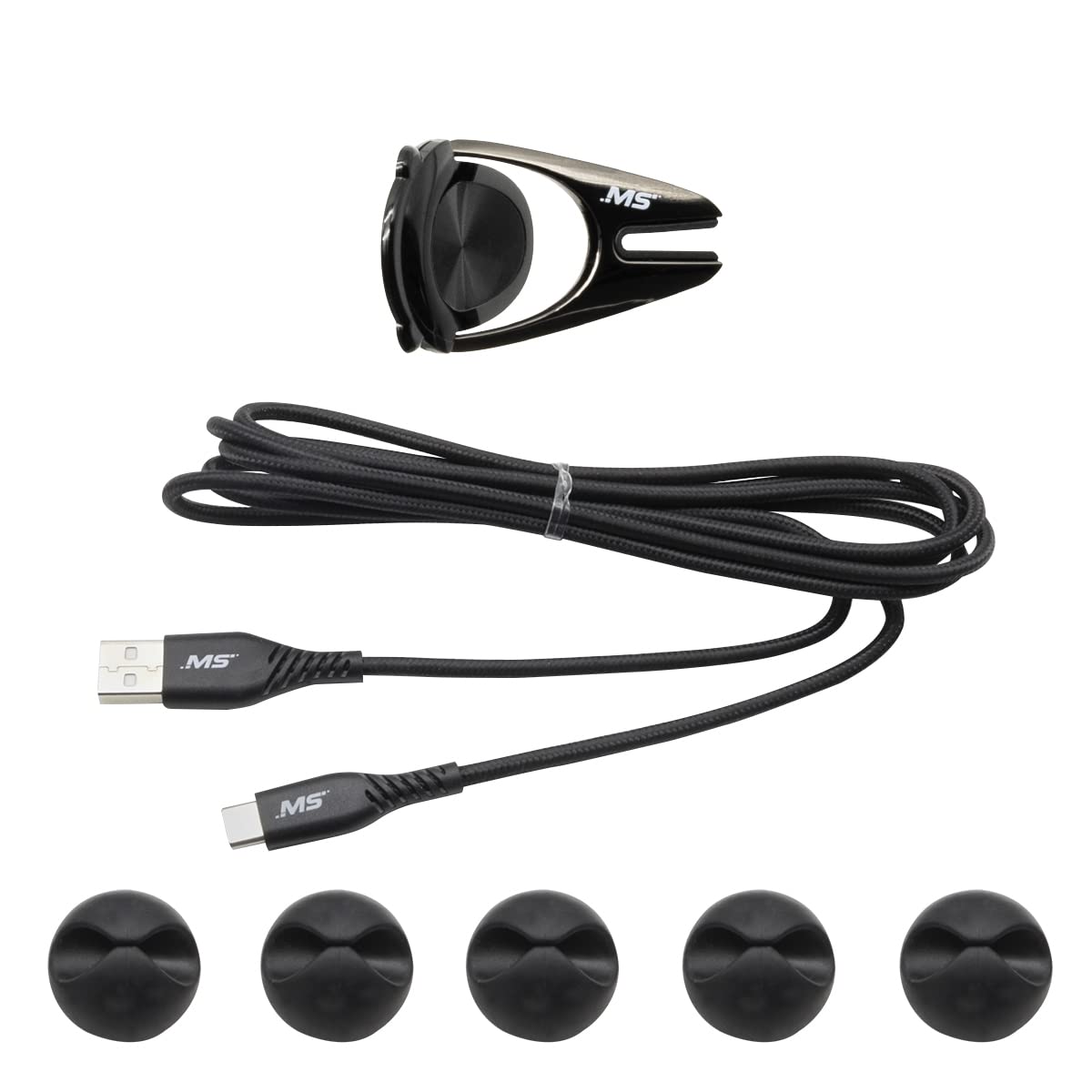 Soporte de teléfono USB-C a USB VP de 6 pies cable largo para salpicadero auto 3