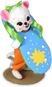Annalee Wannabe a Flip Flop, 6 inch Collectible Figurine, Yellow, 261723
