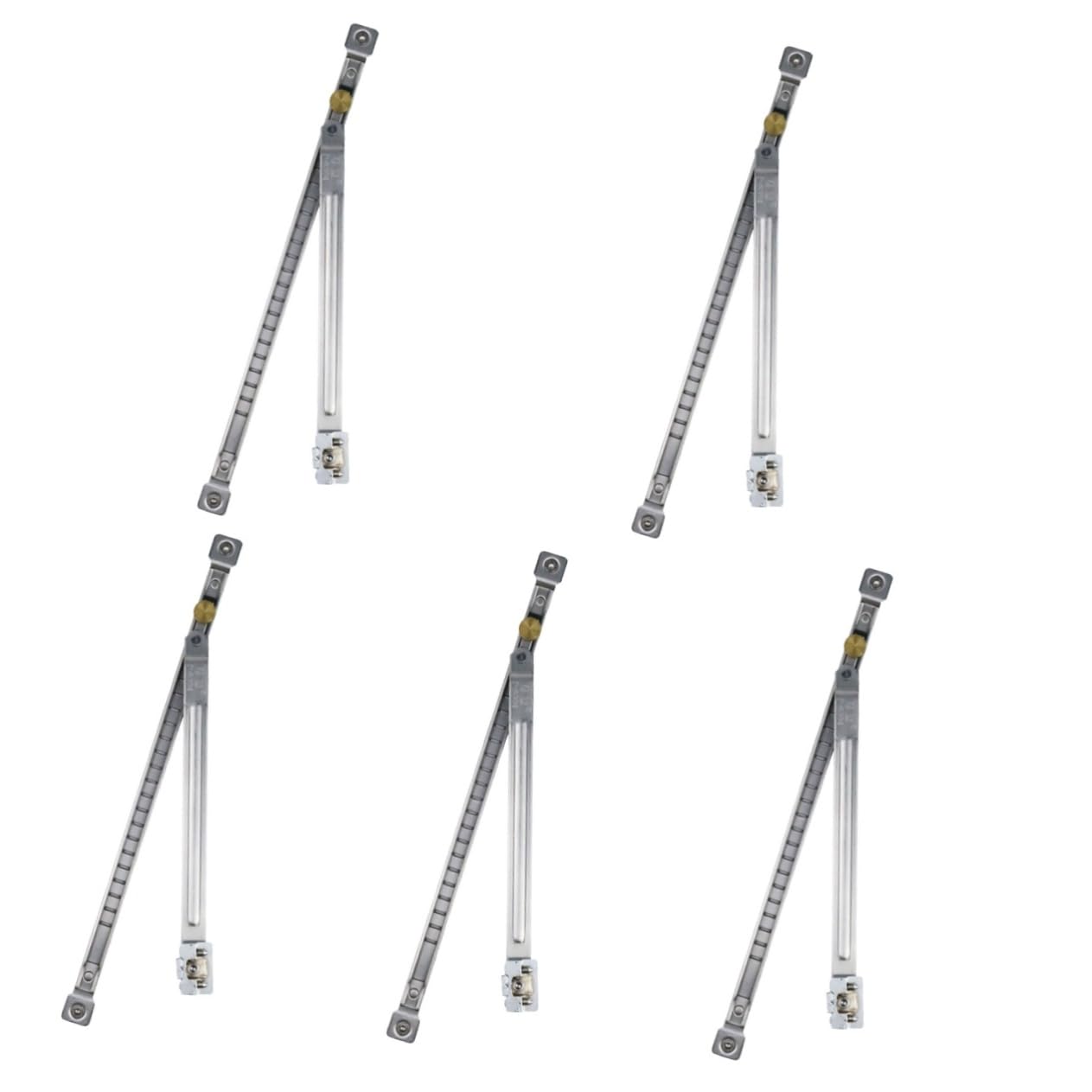Tofficu 5 Stück Fensterstopper Ohne Stanzen Windstütze Schlüssel Babytür Teleskopstange Fensterstrebe Möbel Wandanker Fensterstangen Fensterschnappbegrenzer Fensterstopper