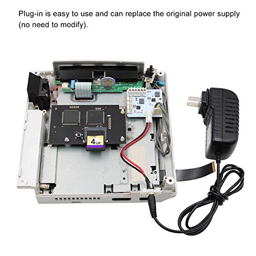 Image of Power Supply Replacement Kit Decreasing The Heat Inside Your Product 12V Power Supply Replacement Kit, for Sega Dreamcast Game Machine | Reduces Heat and Frees Space, 12v Adapter with International Plugs, Retains Original Power Button, Supports GDEMU & USB-GDRom