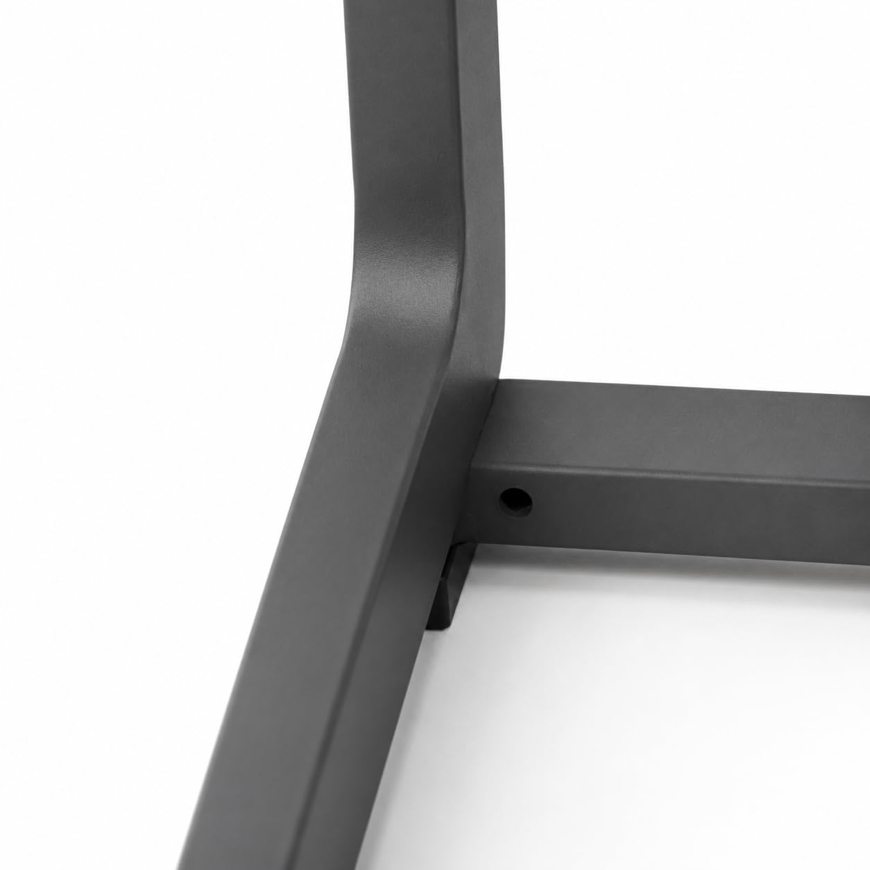 Brigros Estosa - Tavolino Basso da Esterno Chiara in Alluminio Grigio, Tavolo Laterale per Divano Lettino e Salotto Outdoor, Verniciato a Polvere, 41,5x41,5x45 cm