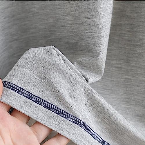 Vestido de noite masculino manga curta roupa de noite confortável camisas de noite soltas Henley Sle