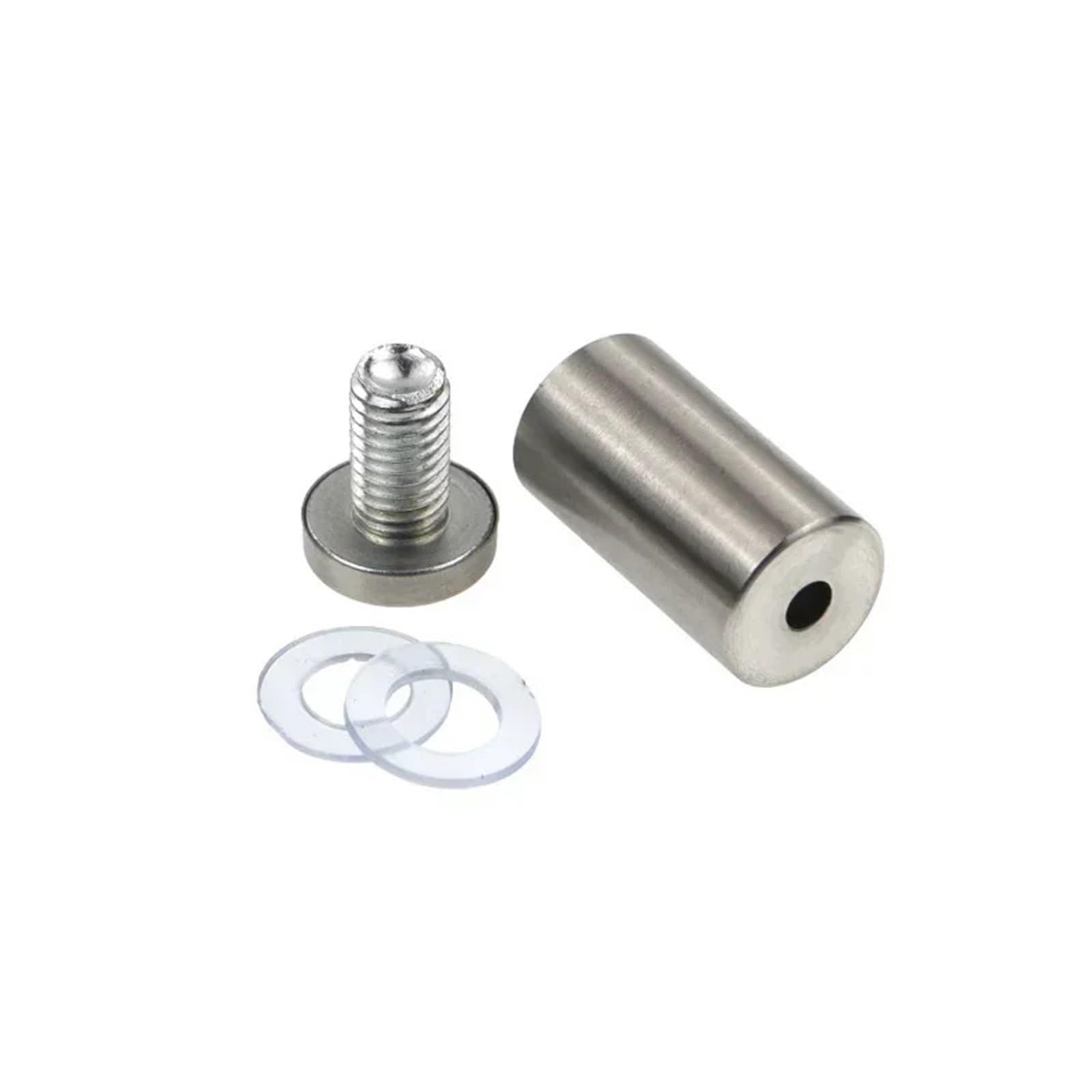 Separadores de Pared 10 Uds. De sujetadores de 12mm, separadores publicitarios, clavos, tornillos fijación for cartelera, Hardware(WHITE,30PC,12x30mm)