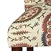 HomePop Parsons Upholstered Accent Dining Chair, Set of 2, Orange Suzani