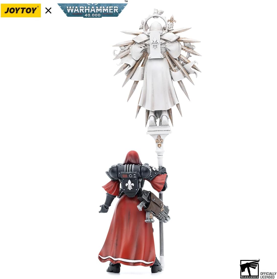 JOYTOY 1/18 Action Figures - Warhammer 40,000 Adepta Sororitas lmagifier Sister Saelon - 4‘’,Classic Character,Collectible,Age 15 and Above