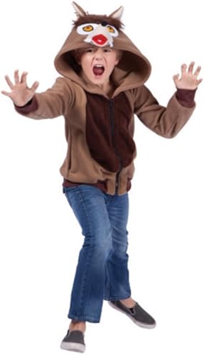 Miniatura 1 de Graywind Wolf Child Hoodie Costume - Camel Brown, Large