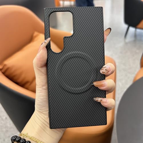 Coque antichoc Samsung S24 Ultra motif carbone protection arrière