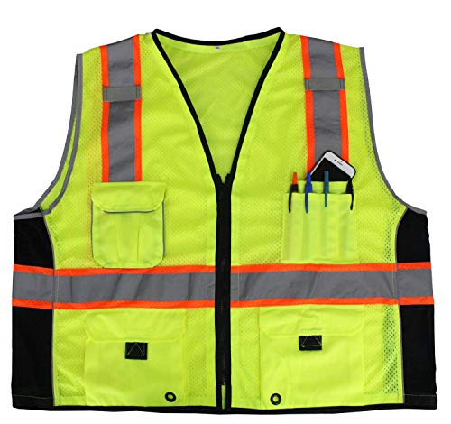 First Class Reflective Safety Vest With Pockets (L/XL)