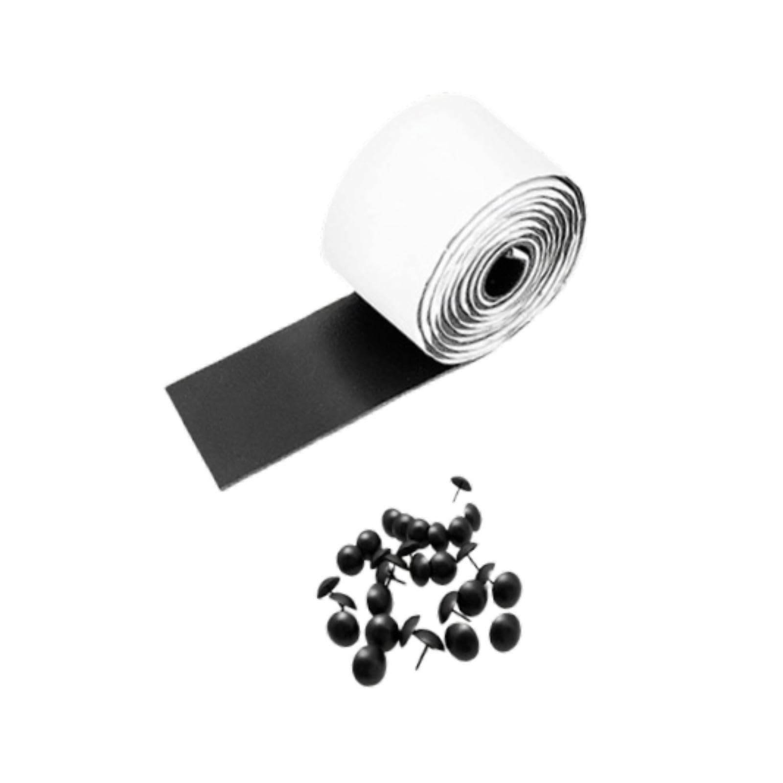 TUXCAXI Flexible Beams Gap Hiding Strap Premier 5ft Faux Wood Beam Strap Easy Installation Options Sturdy And Convenient Easy To Install Ceiling Beam Cabin Shutters, Black, Width 5.99cm