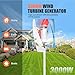 3000W Wind Turbine Generator Kit,12V/24V Vertical Axis Wind Turbine,Maglevs Winds Generator With Controller,Quiet 3 Leaves Small Household Windmill For Boats, Terraces, Cabins, Home,Industrial Energy