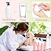 24 Pcs Foam Pump Bottles 1 Oz/ 30 ml Plastic Mini Empty Dispenser Travel Soap Foaming Bottles for Refillable Hand Sanitizer Lash Shampoo(Pink)