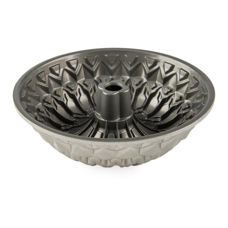 Image of Nordic Ware Stained Glass Bundt, Silver, 9 Cup