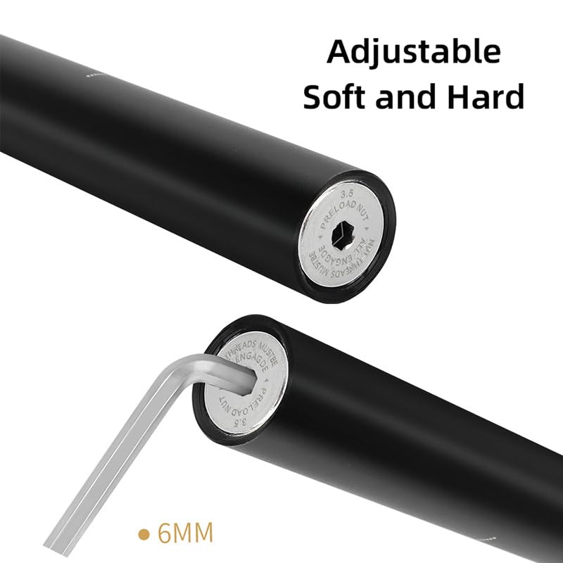 Tiges De Selle Pour VéLo Tige de selle de vélo vtt 27 2/31.6/28.6/30.4/30.8/33.9mm tige de selle réglable amortisseur Suspension barre de choc tige de selle de vélo Tige De Selle Suspendue(33.9mmX350m