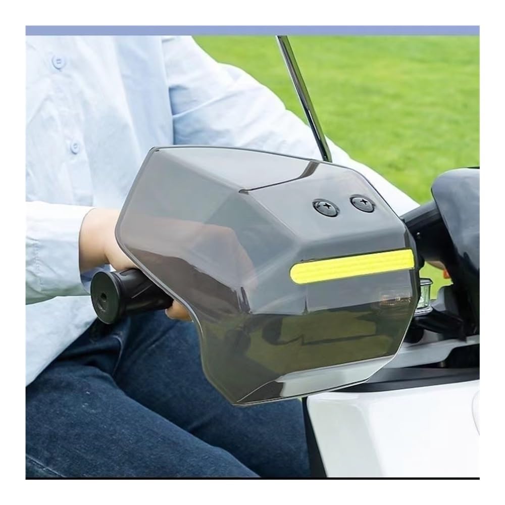 Protector Mano fácil Instalar y desmonta Motocicleta Scooter con Tira Reflectante Nocturna protección contra el Viento, la Lluvia Sol