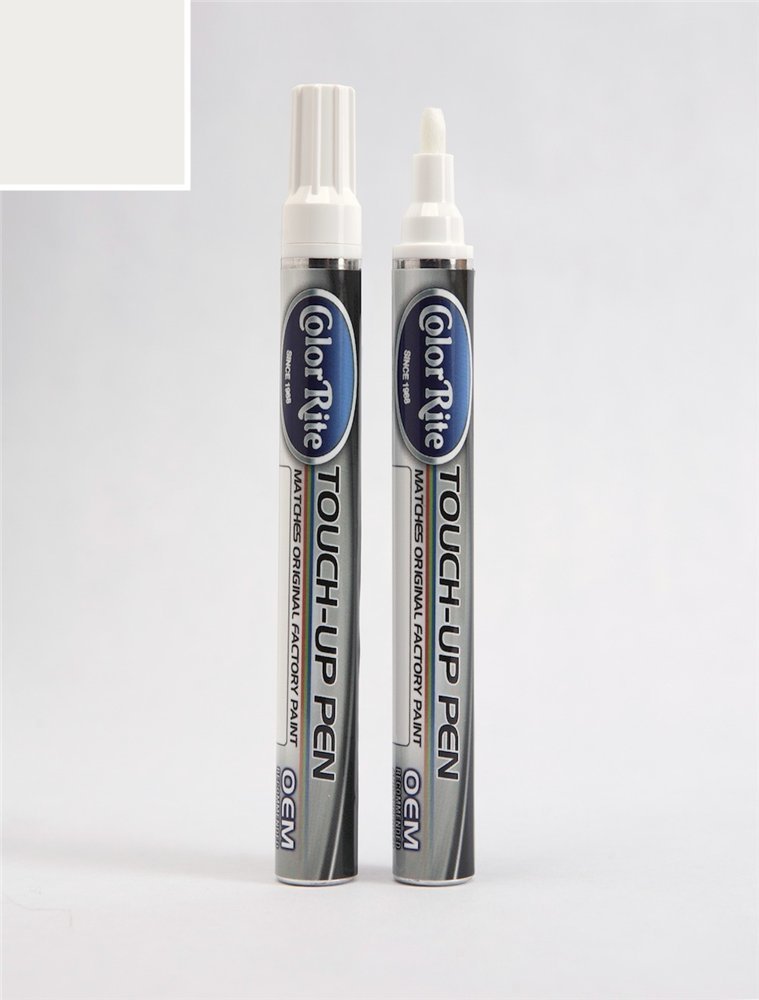 ColorRite Pen Automotive Touch-up Paint for Nissan Rogue - Silver Metallic Clearcoat K23 - Color+Clearcoat Package