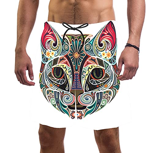 Short de bain homme ethnique idéal pour vos journées à la plage et piscine