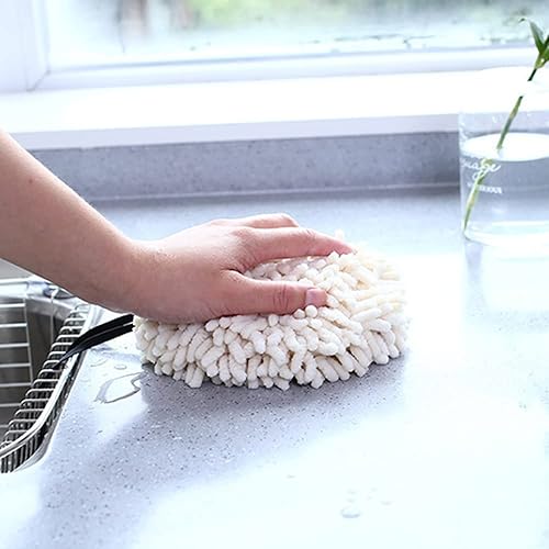 Miniatura 5 de Juego de toallas de mano para baño, toalla de mano colgante de felpilla de microfibra, absorbente, suave, pequeña toalla de baño con lazo para