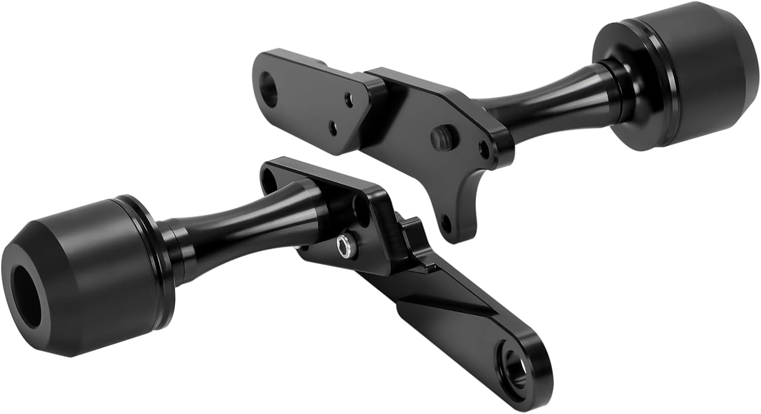 CBR500R/X/F Frame Sliders Protector Crash Pads Bobbins Compatible with CBR 500R 2019-2023 CB500X/CB500F 2013-2023 CNC Motorcycle Fairing Guard Crashpads Protector Falling Impact Guard (Black)