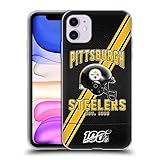 Komfortabler Griff Head Case Designs Offizielle NFL Football Streifen 100ste 2019/20 Pittsburgh Steelers Soft Gel Handyhülle Hülle Huelle kompatibel mit Apple iPhone 11