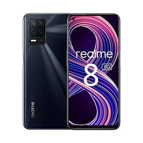 realme 8 5G Smartphone 6.5',Processore 5G Dimensity 700,Display Ultra Liscio 90HZ,Batteria da 5000 mAh,Ricarica Rapida...