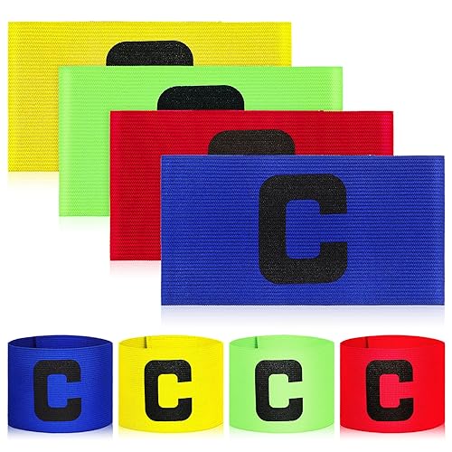 POPETPOP Captain Arm Bands Captain C Arm Band: 8pcs Unisex Soccer Captain Armband Team Sports Accessories Football Player Bands for Youth & Adult, 13.50X7.00X0.30cm, S8T2AK141316U17AYOYPU