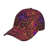 BCQJNB Psychadelic Trippy Abstract Baseball Cap Snapback Hats Adjustable Trucker Hat for Men Women