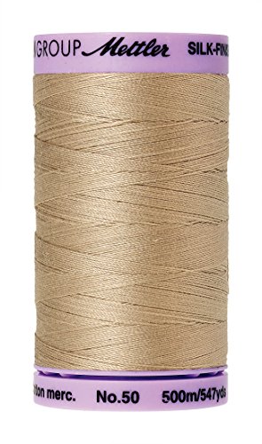 Hilo de algodón Mettler, 547 yd/500 m, color Straw miniatura 1