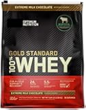 Nutrition Gold Standard 100% Whe'y Protein Powder, Extreme Milk Chocolate, 5.64 lb, Pack of 1