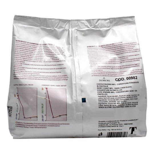 DOMORI COPERTURA FONDENTE 66% VIDAMA' COSTA D'AVORIO 1 KG
