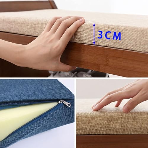 Coussin pour banc de terrasse confortable idéal contre les assises rigides