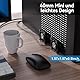 ELUTENG 2 in 1 USB Lüfter 40mm 5V, Doppel Mini USB Ventilator PC Lüfter 40mm Klein US B Computer Lü fter mit 3 Einstellbare Geschwindigkeiten für PS4/Laptop/TV Box/AV Schrank/Router