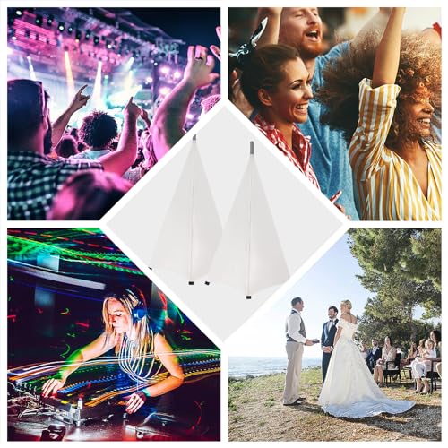 Sporgo Lautsprecher Ständer Cover: Lautsprecherständer Abdeckung, Tripod Cover Stativ Segel für Bühnen DJ Effekt Licht Scheinwerfer, Dehnbar Cover für Lautsprecherstative mit Aufbewahrungstasche