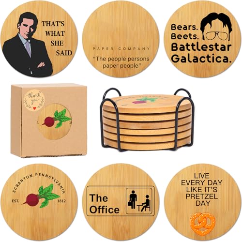 Office Coasters Set