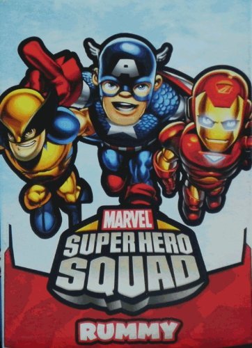 Marvel Super Hero Squad Large Card Game ~ Rummy