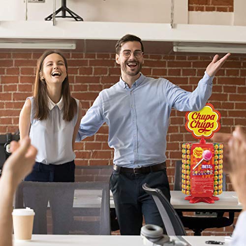 Chupa Chups Ruota Lecca Lecca, Lollipop Gusti Assortiti Frutta e Cola, Ottime da Condividere, Idea Regalo per Compleanni e Feste, 200 Lollipop Monopezzo - Immagine 4