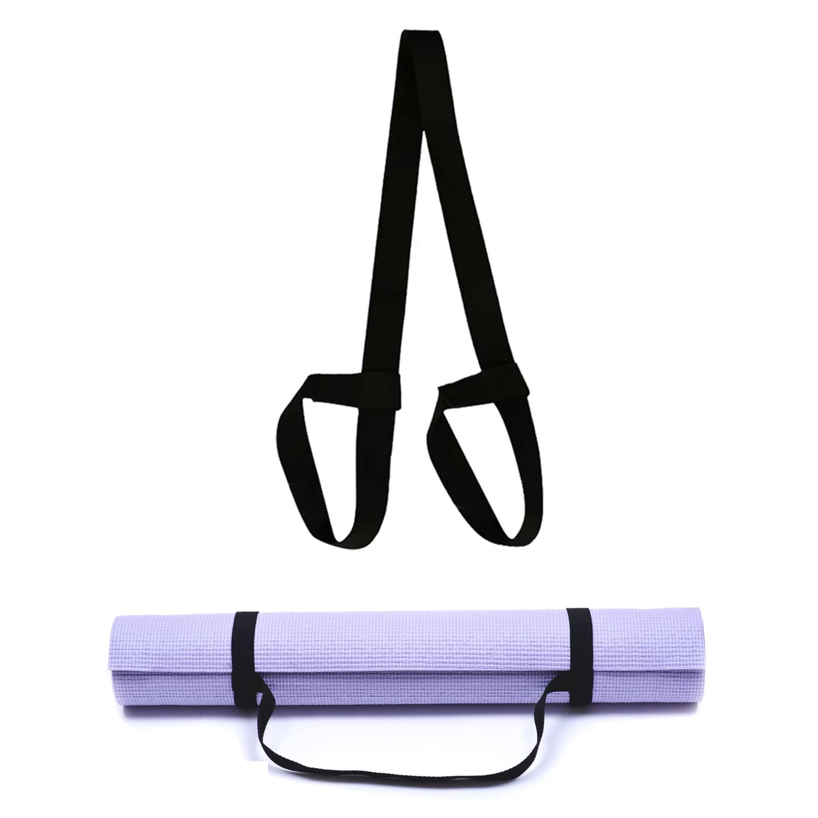 Correa Para Esterilla Yoga - Cierre Fácil, Silicona, 50 Cm - Mantiene Enrollada, Para Pilates, Gimnasio