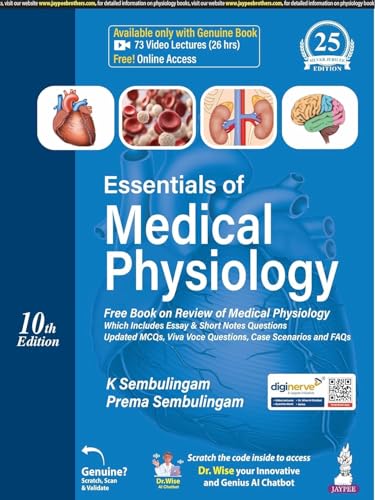 Image of Essentials of Medical Physiology By K Sembulingam & Prema Sembulingam - Free Book on Review of Medical Physiology - New 10th Edition