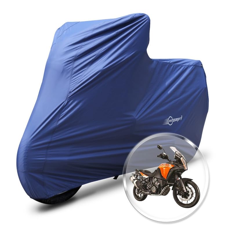 Image of Neodrift 'NeoMax' Bike Cover for KTM Adventure 390 (All-Weather Motorcycle Protection, Water & UV Resistant, Dustproof, Windproof) (Color-Blue)