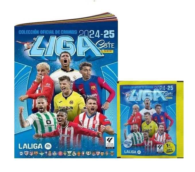 Panini Album + 10 Sobres (5 sobres gratuitos y 5 normales) Liga Este 2024/2025