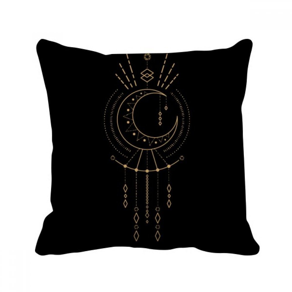 Coussin géométrie motif alien totem carré 40x40cm oreiller salon décol